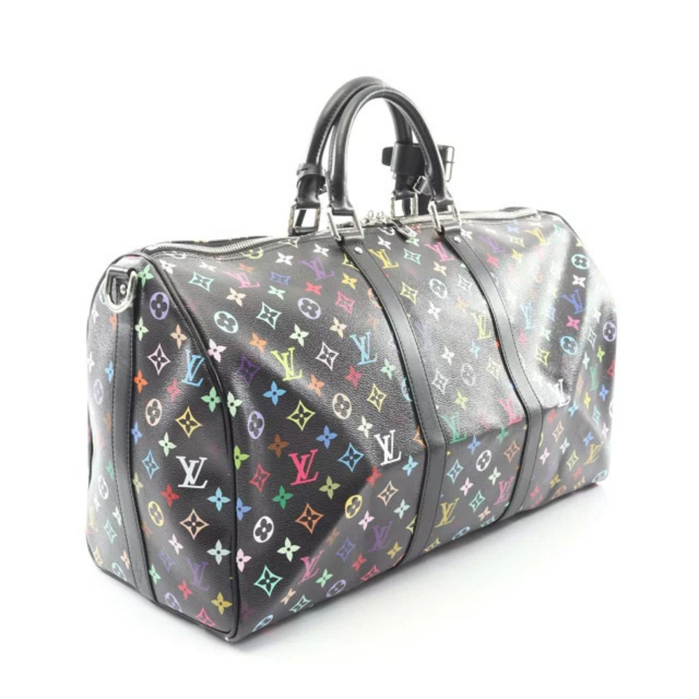 Louis Vuitton Monogram Boston Bandoulire Canvas Multicolor LV Bag TM Keepall